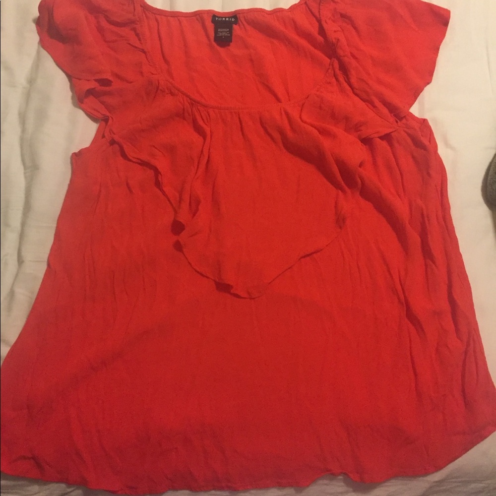 Coral top from torrid